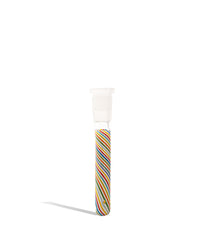 3.5 inch 14mm Downstem with Chromatic Swirl Design - Discreet Smoker