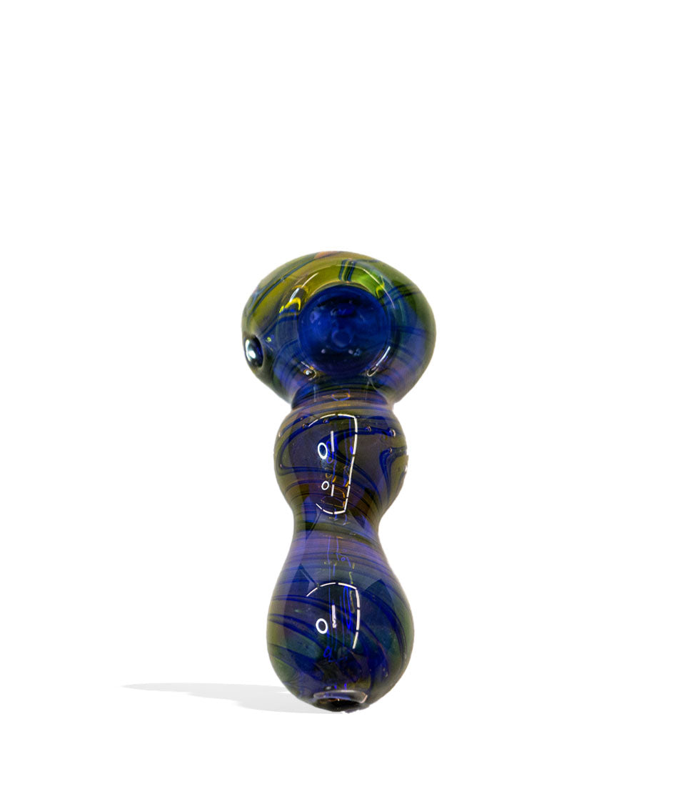 4 inch Double Swirled Hand Pipe - Discreet Smoker