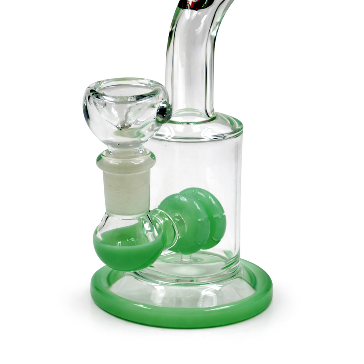 AquaBell 6” Mini Glass Bong - Discreet Smoker