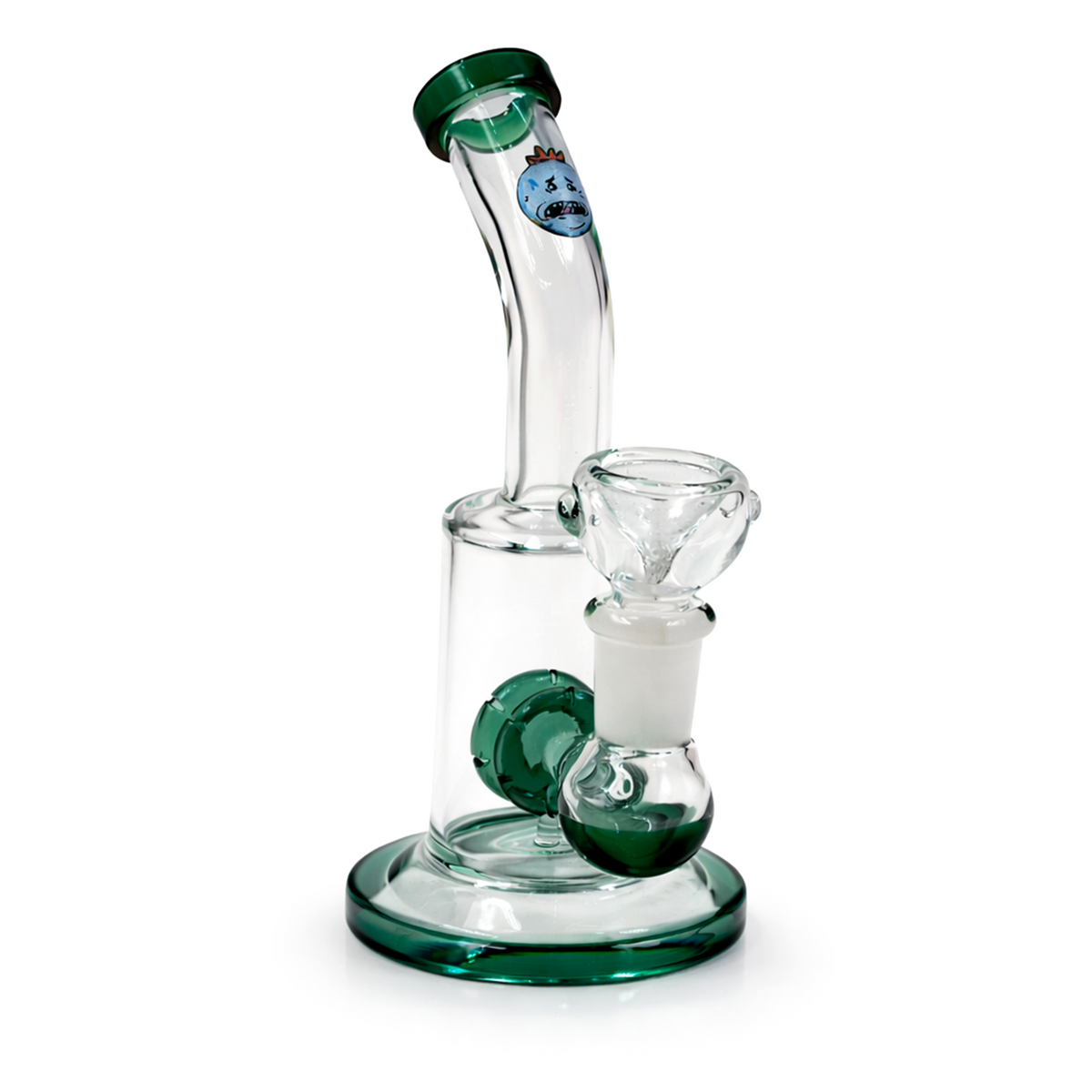 AquaBell 6” Mini Glass Bong - Discreet Smoker