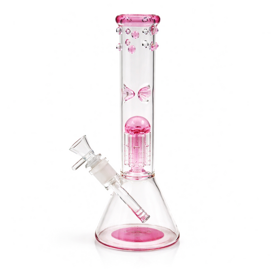 Aurora Grove 10” Rock Glass Beaker Bong - Discreet Smoker