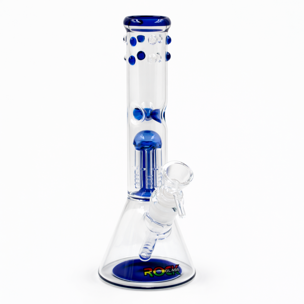 Aurora Grove 10” Rock Glass Beaker Bong - Discreet Smoker