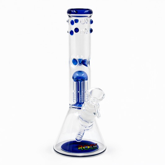 Aurora Grove 10” Rock Glass Beaker Bong - Discreet Smoker