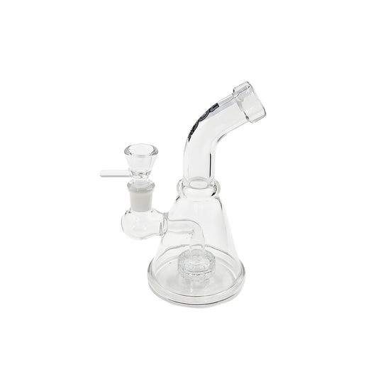 PulseFlow 7” Rock Glass Beaker Bong - Discreet Smoker