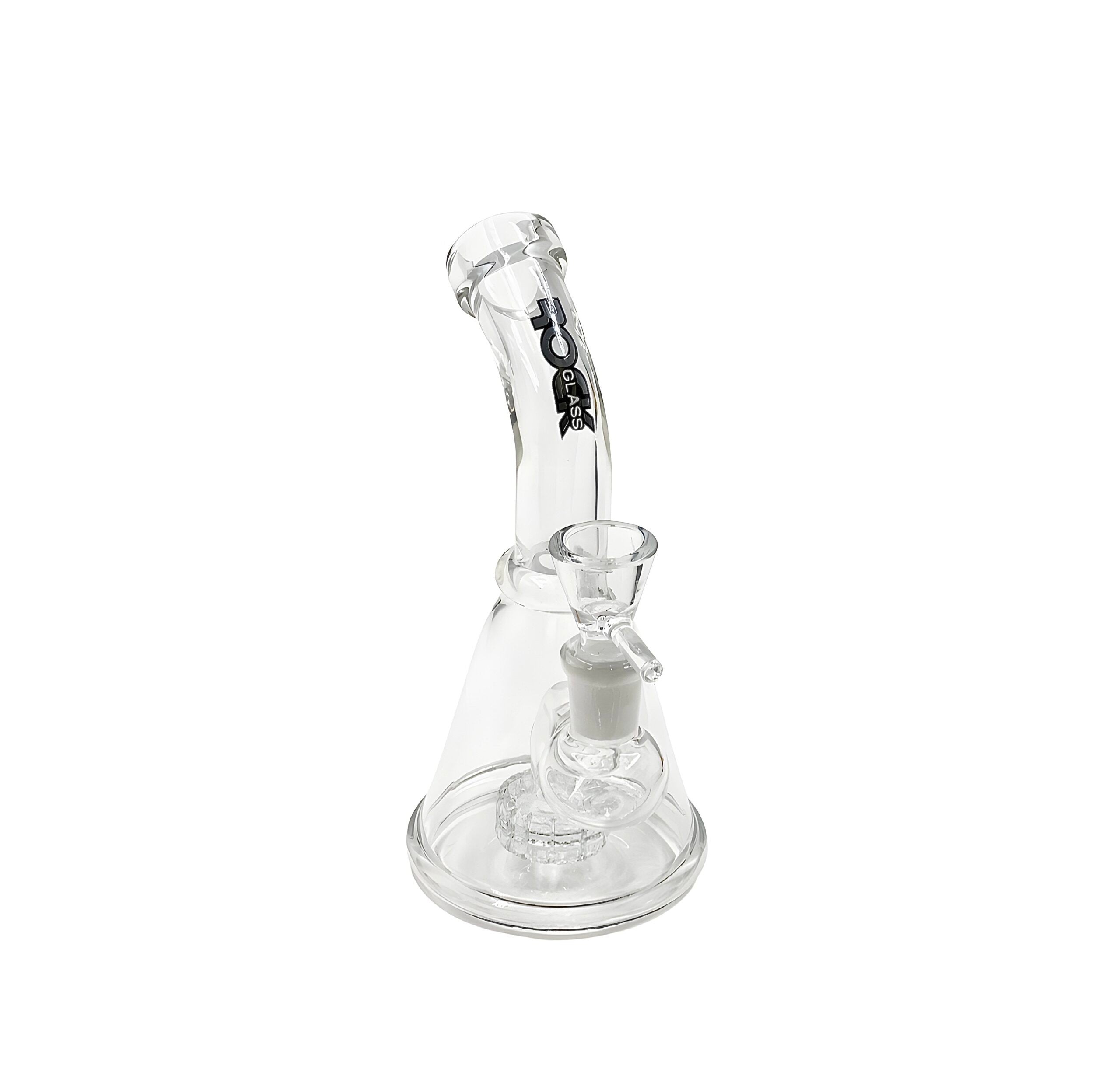 PulseFlow 7” Rock Glass Beaker Bong - Discreet Smoker