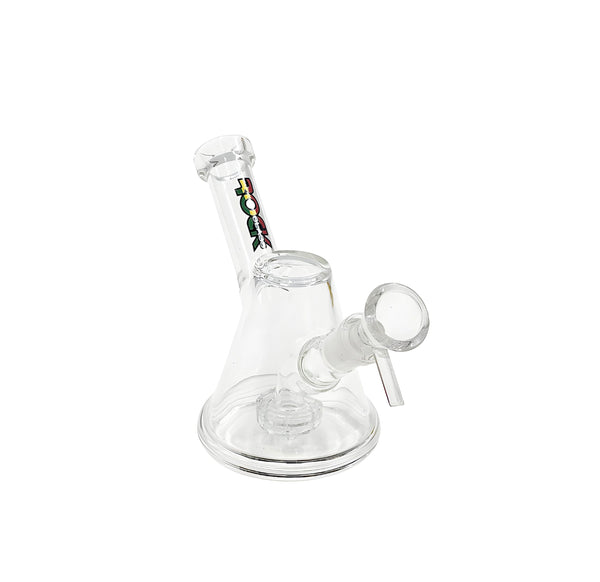 The Clarity Beaker 7" Rock Glass Bong - Discreet Smoker