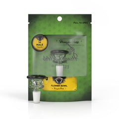 GLASS FLOWER BOWL (FB-3) - Discreet Smoker