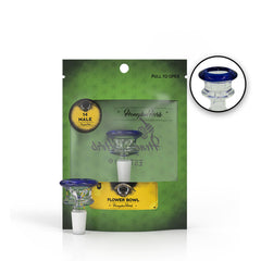 GLASS FLOWER BOWL (FB-3) - Discreet Smoker