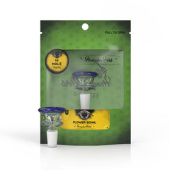 GLASS FLOWER BOWL (FB-3) - Discreet Smoker