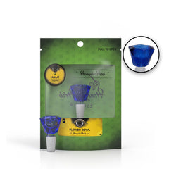 GLASS FLOWER BOWL (FB-4) - Discreet Smoker