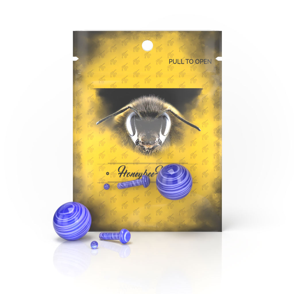 GLASS MUSHROOM PILLAR TERP SET - Discreet Smoker
