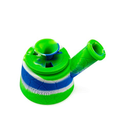 Fountain Silicone and Glass Bong - Discreet Smoker