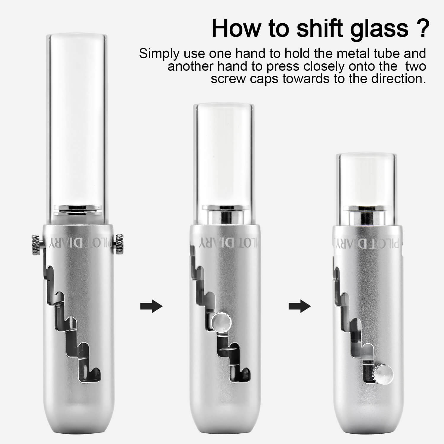 MJ420 Glass Blunt - Discreet Smoker