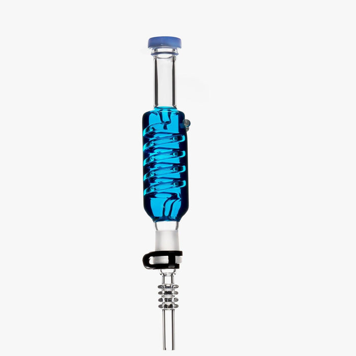Glycerin Nectar Collector, Milky Blue