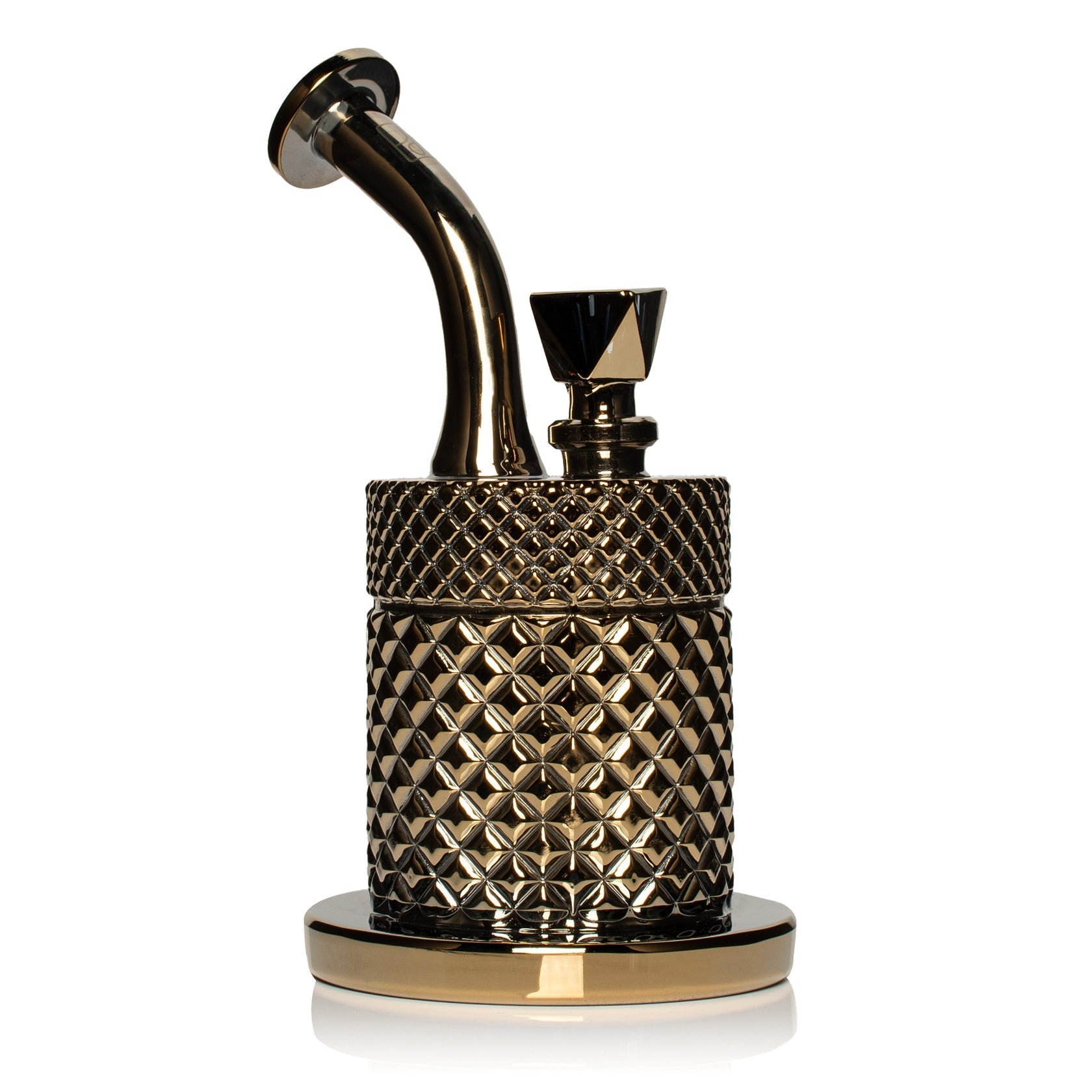 Jane West Twenties Collection Glass Water Pipe – 7½″ - Discreet Smoker