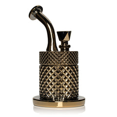 Jane West Twenties Collection Glass Water Pipe – 7½″ - Discreet Smoker