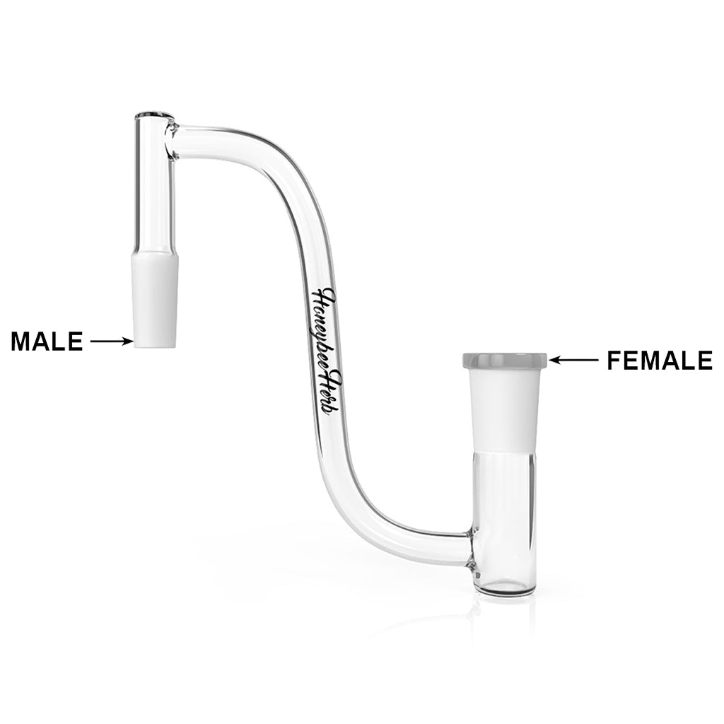 GOOSE NECK GLASS DROP DOWN - Discreet Smoker