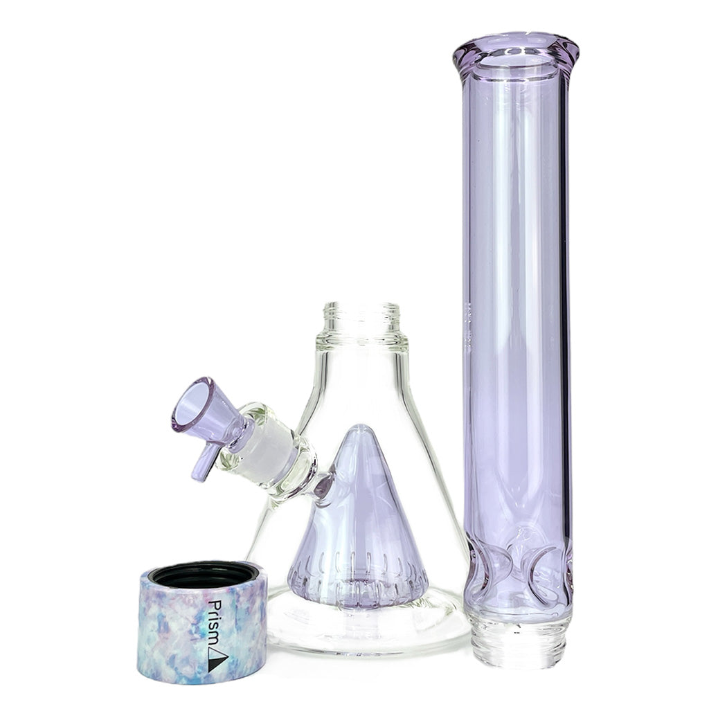 Tall Percolated Beaker Single Stack - Discreet Smoker