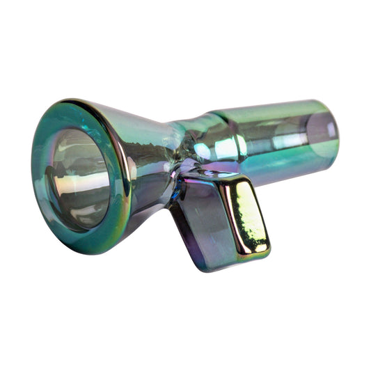 Red Eye Glass 14mm Metallic Terminator Bowl - Discreet Smoker