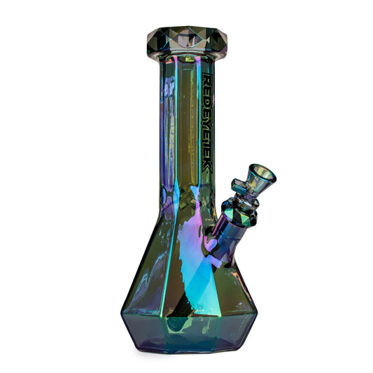 Red Eye Tek 12" Orion Beaker Base Glass Water Pipe - Discreet Smoker