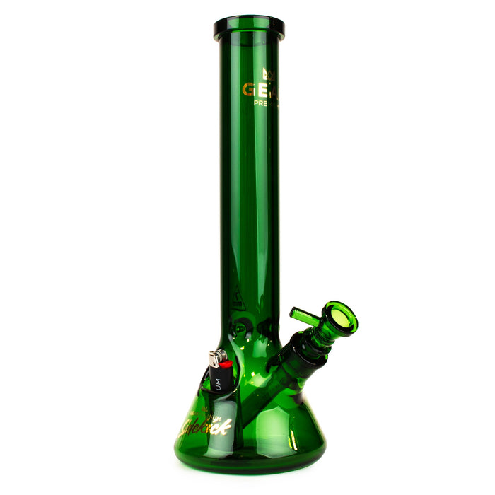 Gear Premium 15" Sidekick (Beaker) Water Pipe, Green