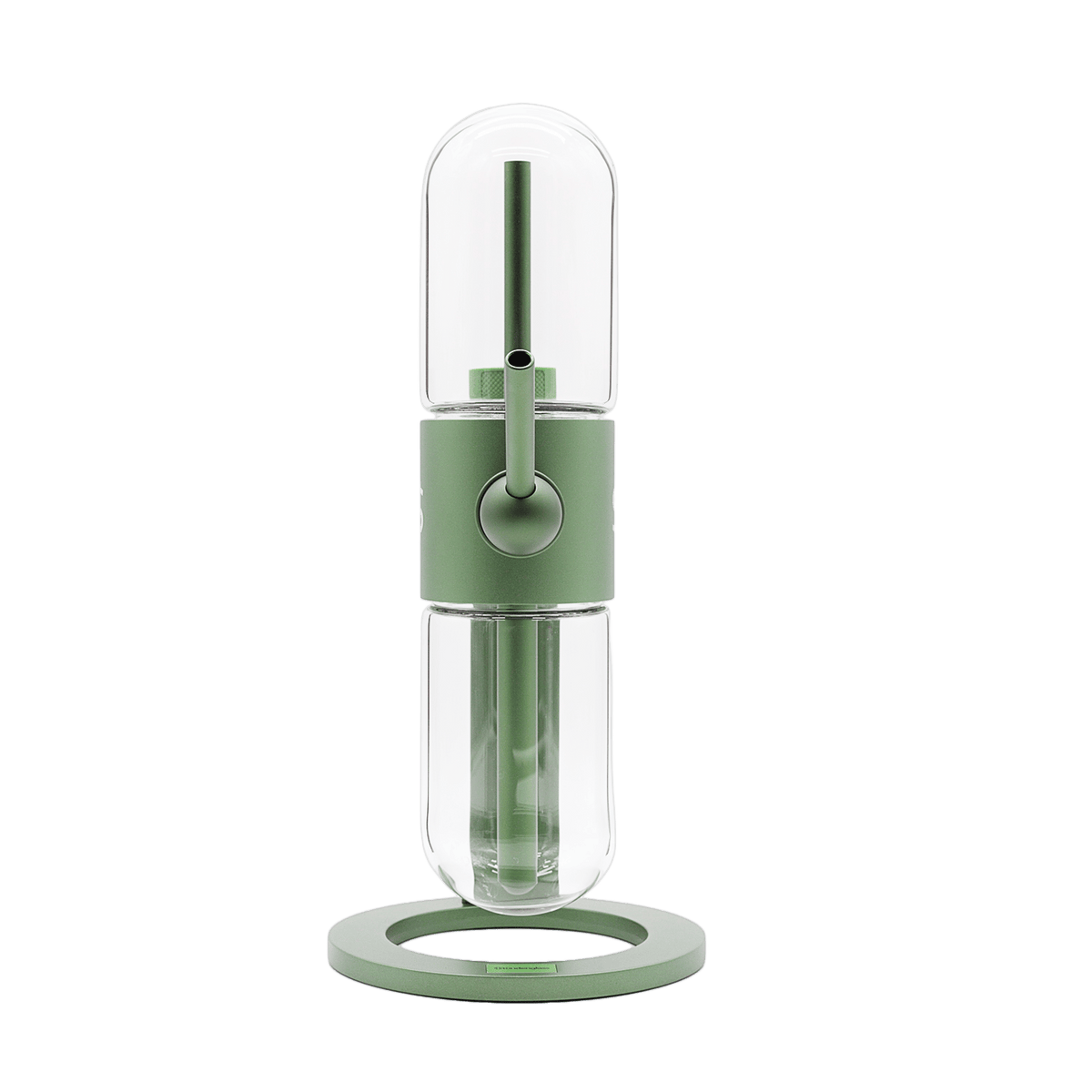 Stündenglass Gravity Infuser - Olive Green | 360° Gravity Hookah - Discreet Smoker