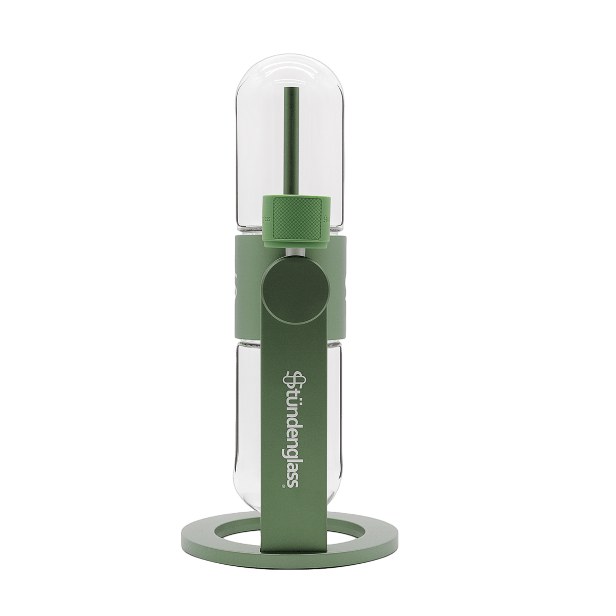Stündenglass Gravity Infuser - Olive Green | 360° Gravity Hookah - Discreet Smoker