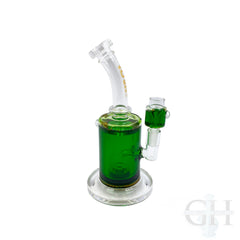 Rock Glass 10" Glycerin Chiller Water Pipe - Discreet Smoker