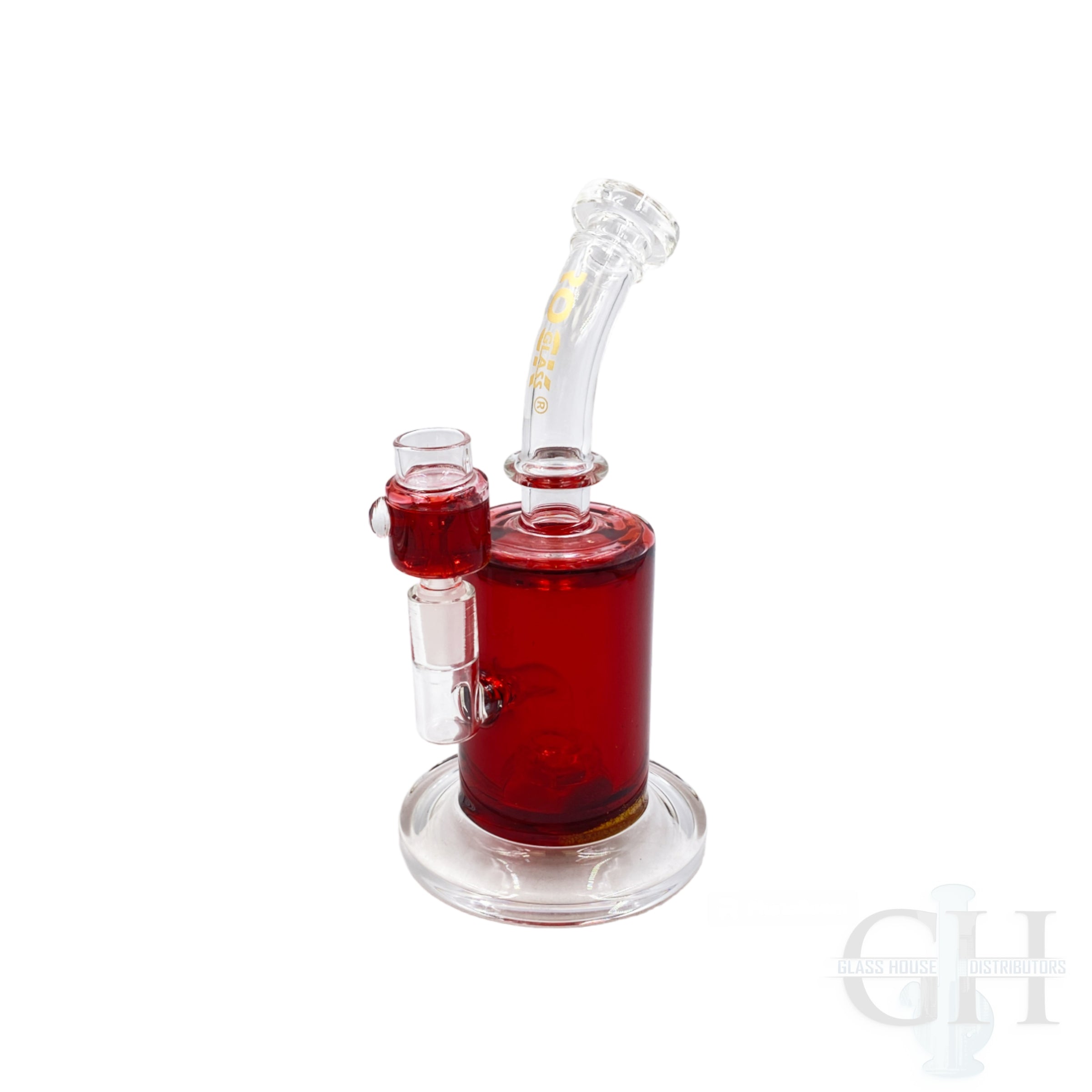 Rock Glass 10" Glycerin Chiller Water Pipe - Discreet Smoker