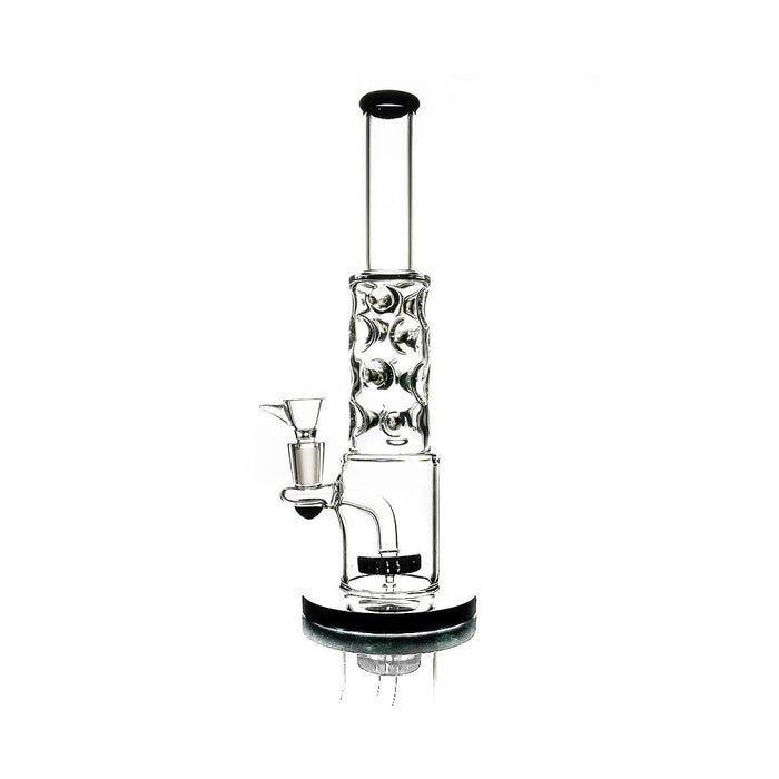 HEMPER Straight Neck Bubble Bong, Black