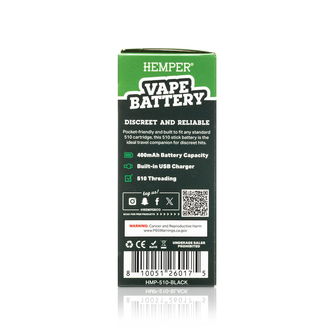 510 Thread Vape Battery - Discreet Smoker
