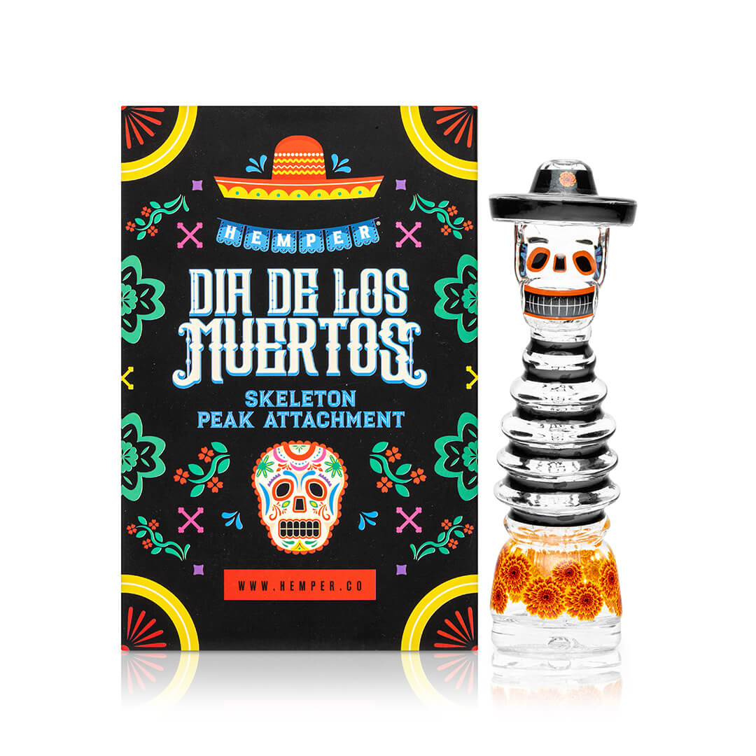 Dia De Los Muertos Puffco Peak Top - Discreet Smoker