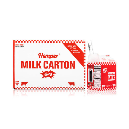 HEMPER - Weedies Milk Carton Bong