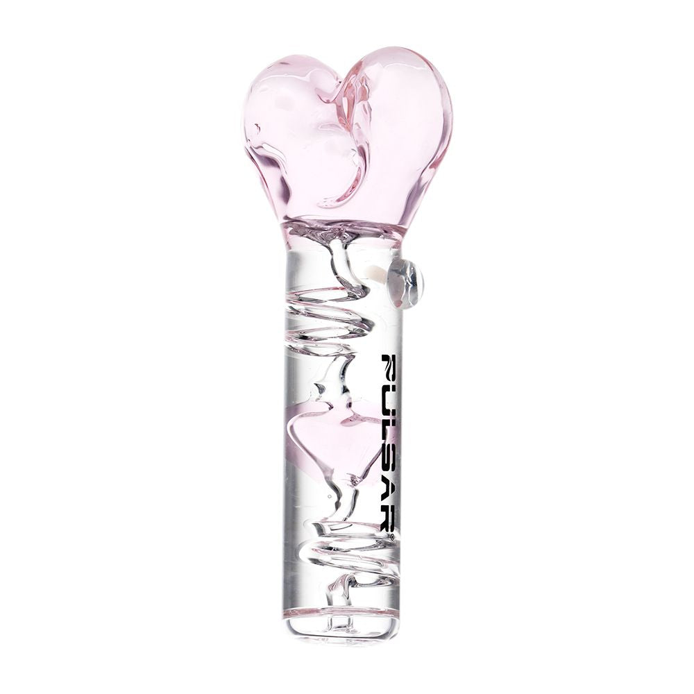 Pulsar Cool Down My Heart Glycerin Glass Hand Pipe - 5.5" - Discreet Smoker