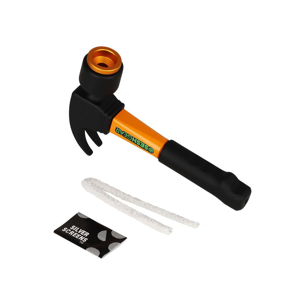SeshGear Aluminum Hammer Hand Pipe - 5" - Discreet Smoker