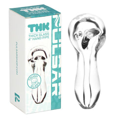 Pulsar "THK" 9mm Glass Spoon Pipe - 4"