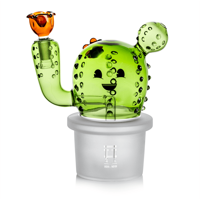 HEMPER - Happy Cactus XL Bong 8", Amber