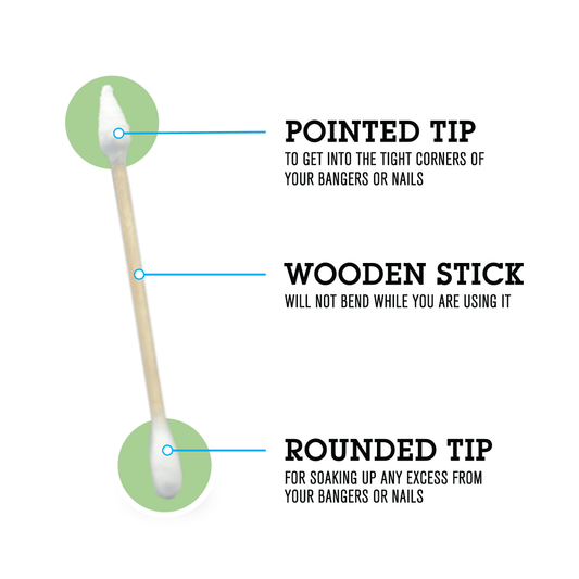 HEMPER Tech Cotton buds 200ct - Discreet Smoker