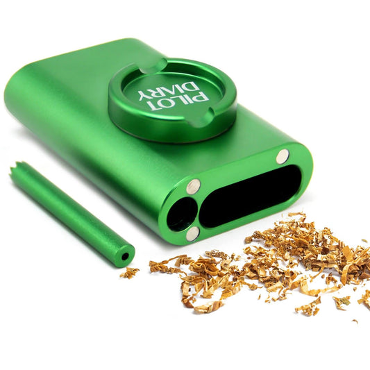 One Hitter Dugout With Grinder - Discreet Smoker