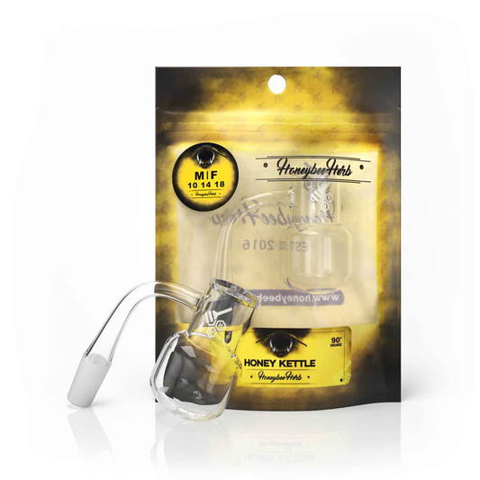HONEY KETTLE QUARTZ BANGER - 90° DEGREE | YL - Discreet Smoker