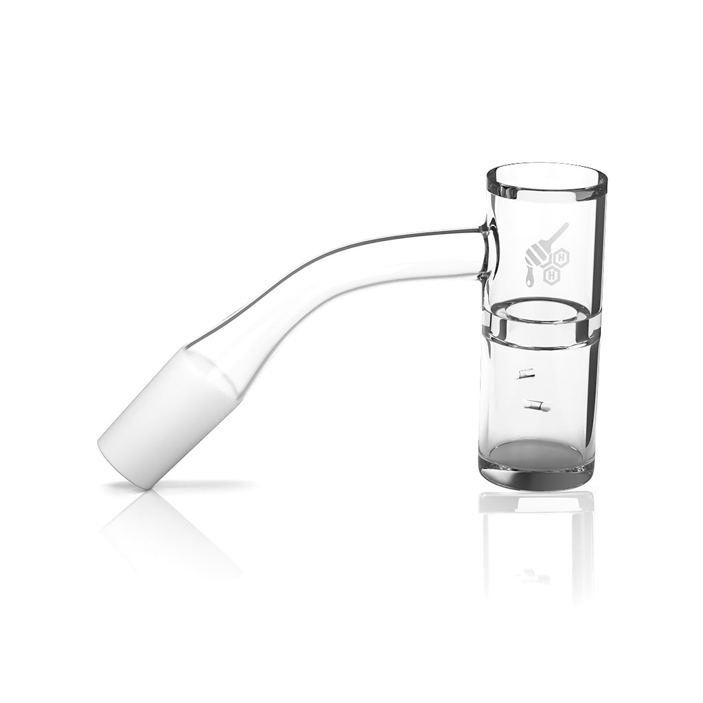 HONEY WELL QUARTZ BANGER - 45° DEGREE | YL - Discreet Smoker