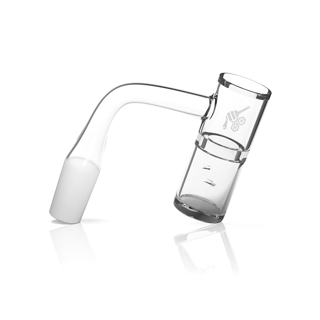 HONEY WELL QUARTZ BANGER - 90° DEGREE | YL - Discreet Smoker