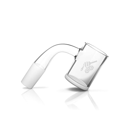 HONEY & MILK QUARTZ BANGER - 90° DEGREE | YL - Discreet Smoker