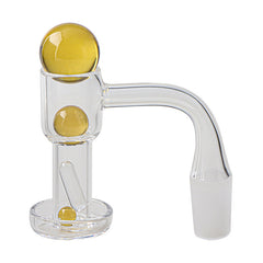 Honey Drops Quartz Terp Slurper Set with Slurper Marble Set & Quartz Pill - Discreet Smoker