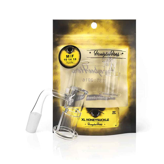 HONEYSUCKLE XL QUARTZ BANGER - 90° DEGREE | YL - Discreet Smoker
