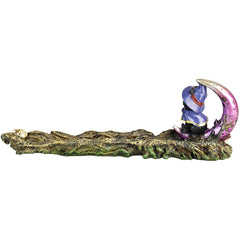 Black Magic Cat Polyresin Incense Burner - 11.5" - Discreet Smoker