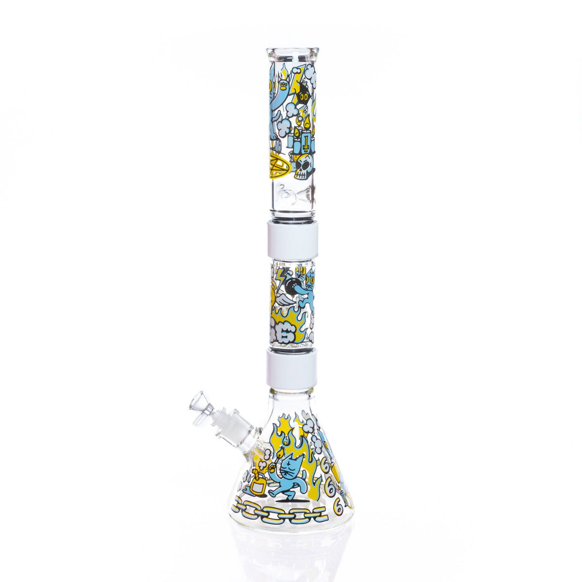 The 666 Cat Beaker Double Stack - Discreet Smoker