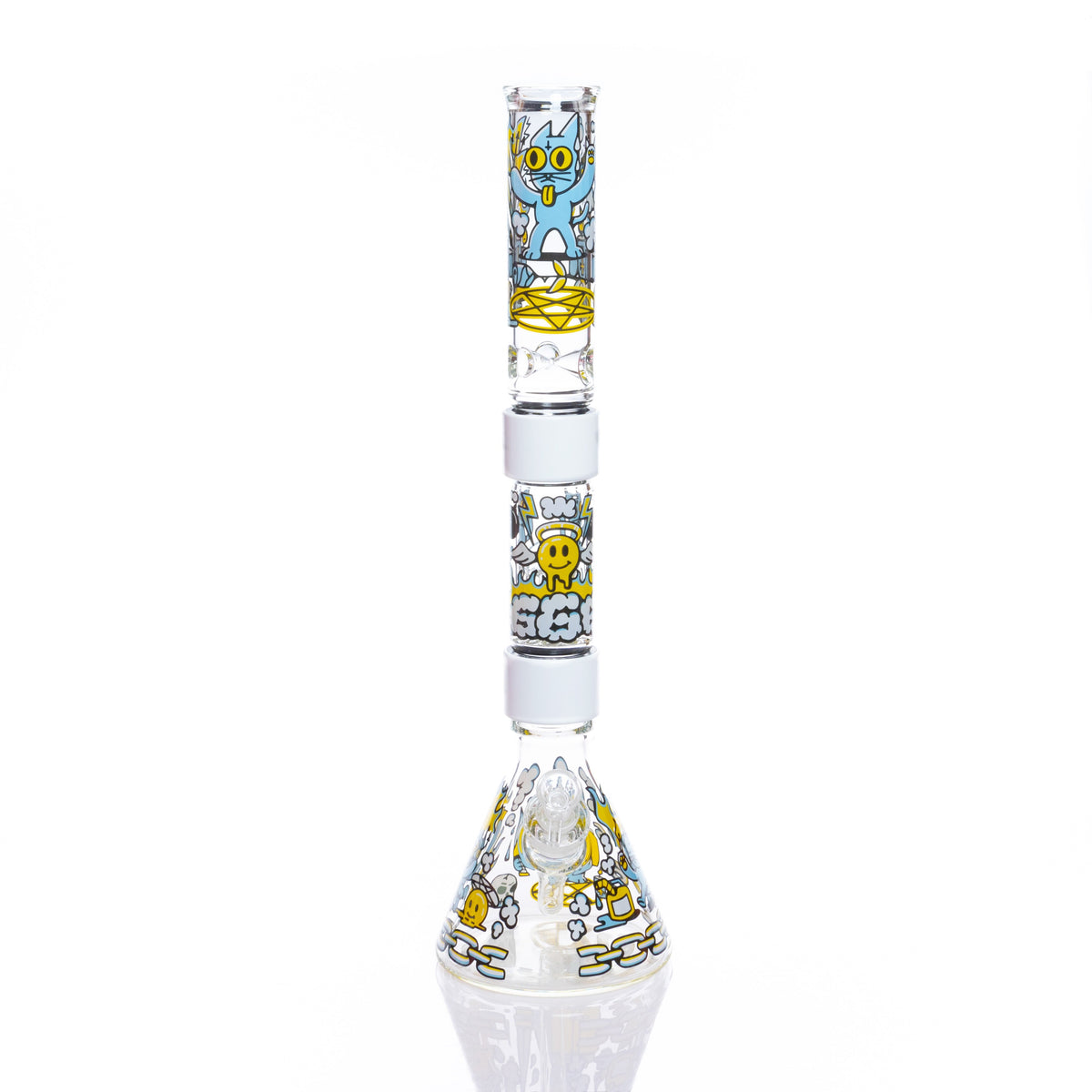 The 666 Cat Beaker Double Stack - Discreet Smoker