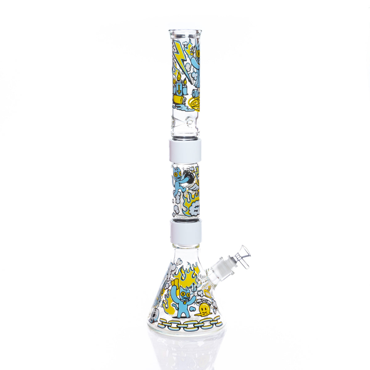 The 666 Cat Beaker Double Stack - Discreet Smoker