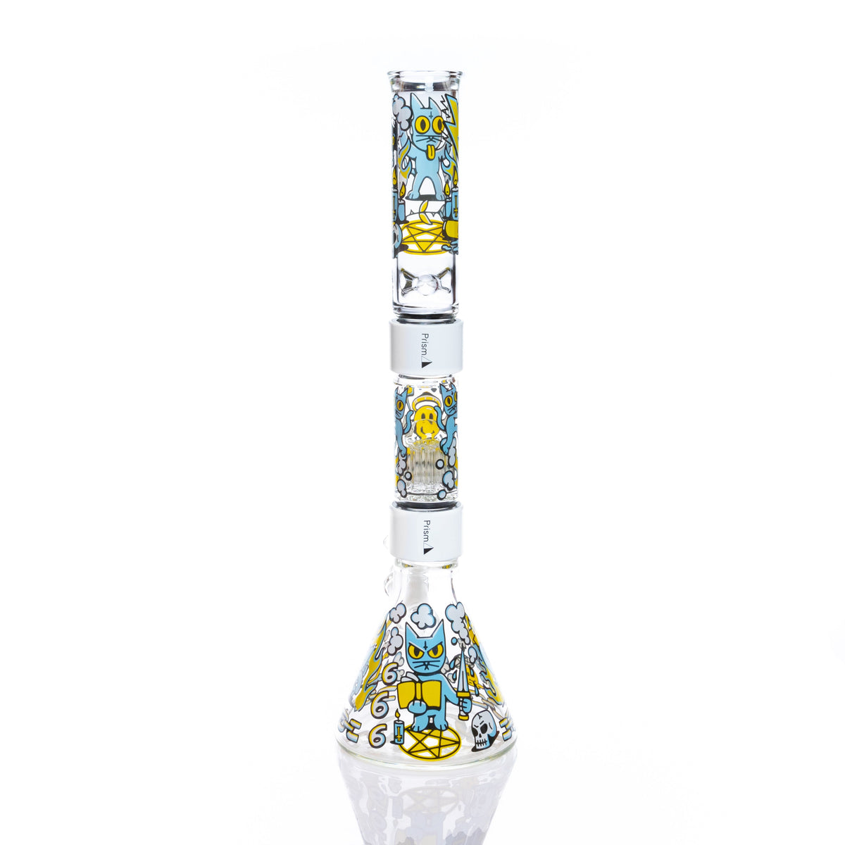The 666 Cat Beaker Double Stack - Discreet Smoker